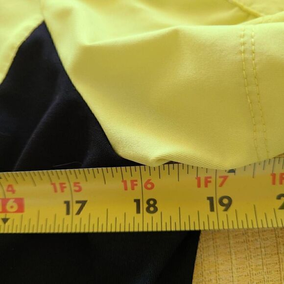 Jamie Sadock Womens Yellow Short Sleeved Golf Top Size M - Picture 6 of 10